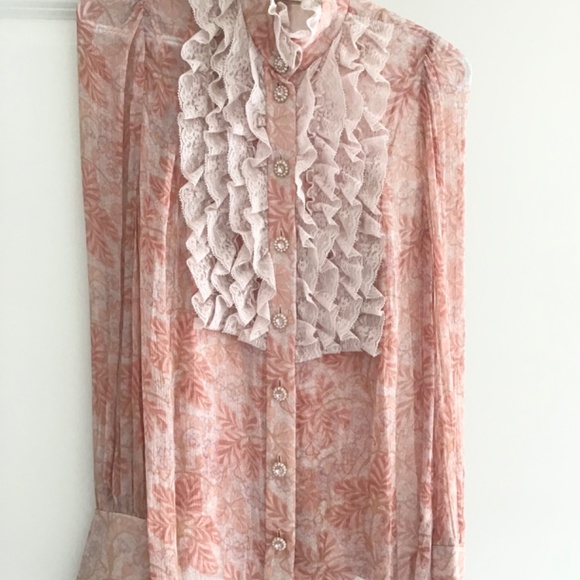 NWT Zimmermann Kaleidoscope lace yoke blouse top PRICE FIRM - Picture 3 of 8